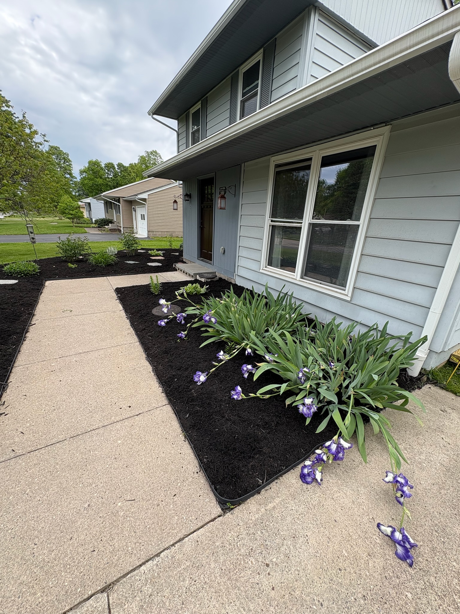Mulching and bed work